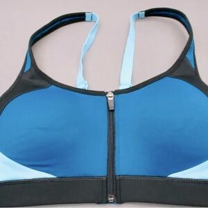 C9 turquoise sports bra, Front-Close Racerback, XL, work a handful of times